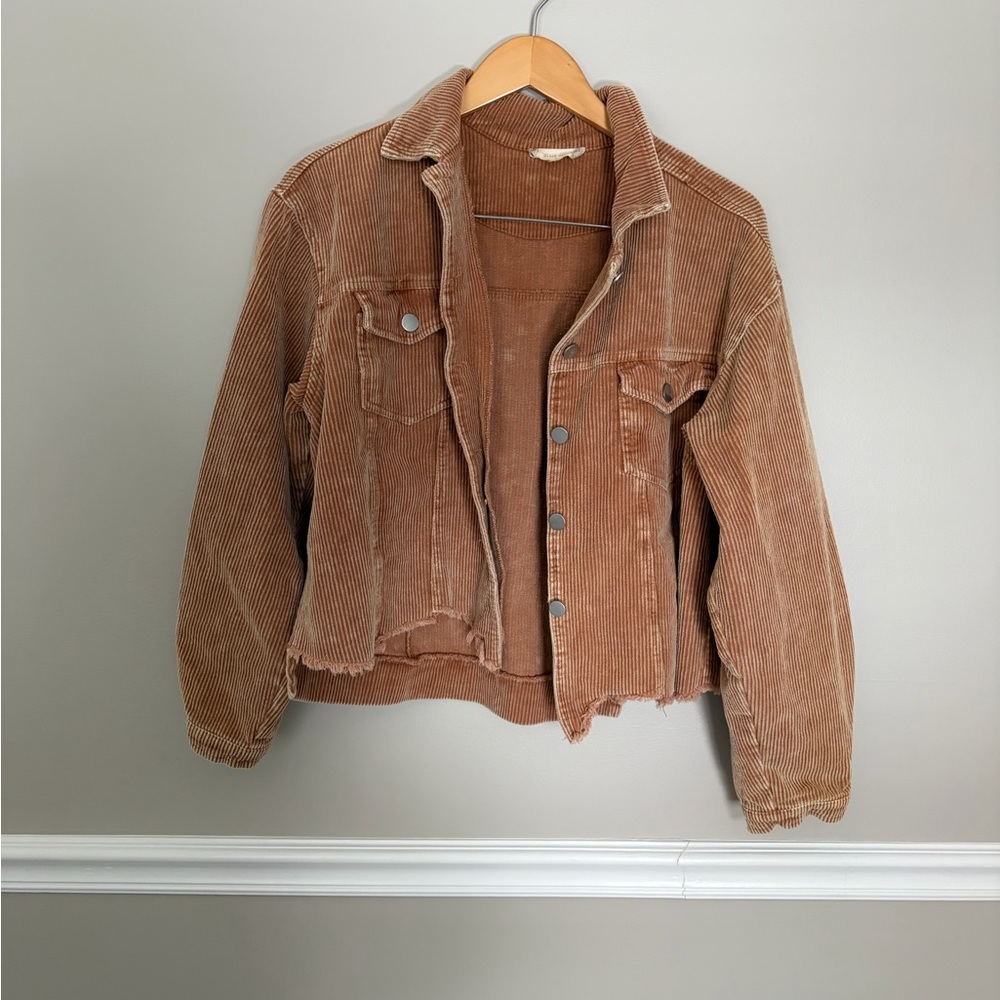 Altar'd State Brown Corduroy Jacket